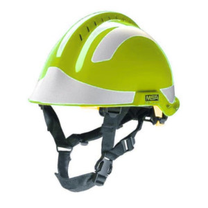 Firefighter Helmet Gallet F2 X-Strem Fluoro Yellow 